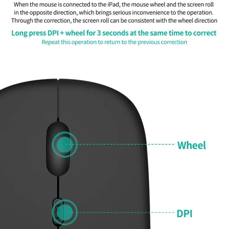 Y&D Wireless Gaming Keyboard and Mouse Combo, Rechargeable Mini BT Keyboard Set for PC Laptop Tablet Android Gamer - Image 4